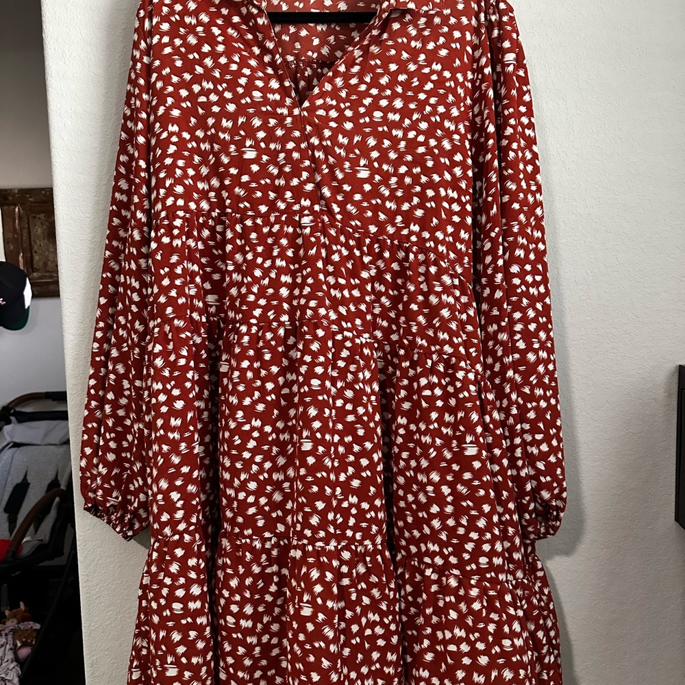 Floral Long Sleeve Dress